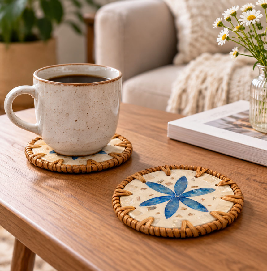 Handmade Woven Decorative Coaster