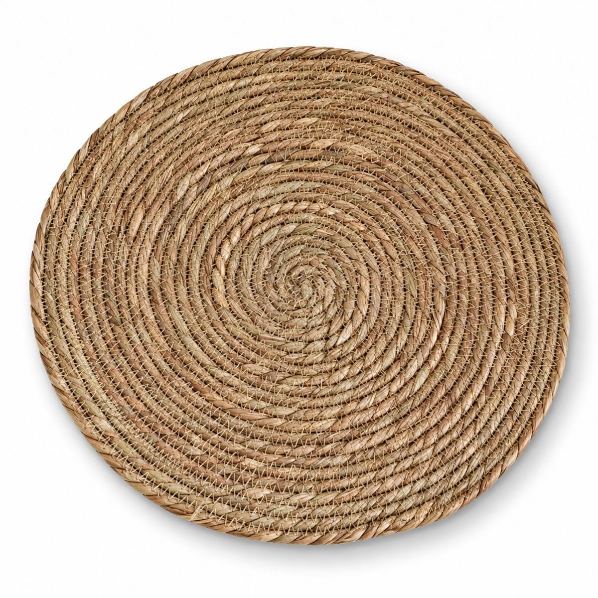 Round Woven Seagrass Coaster