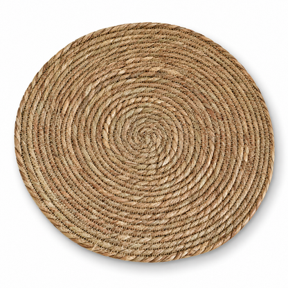 Round Woven Seagrass Coaster