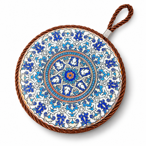Vintage Blue Floral Table Mat