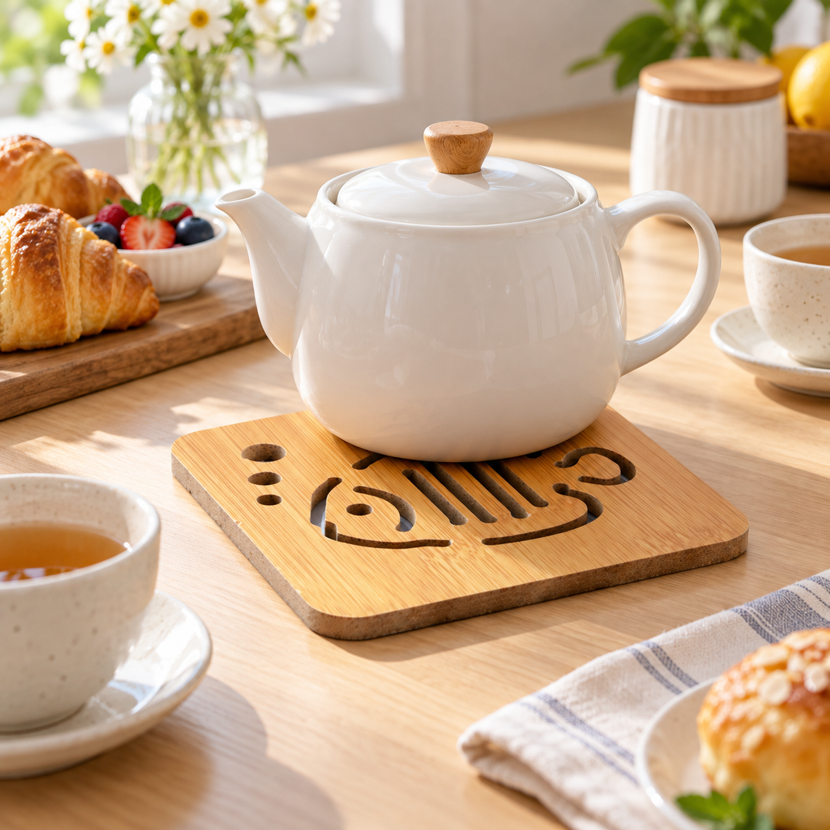 Wooden Heat-Resistant Table Trivet